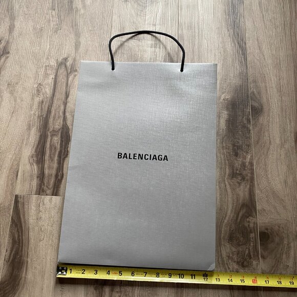 Large Balenciaga Shopping Bag with Receipt Envelope - Picture 3 of 6
